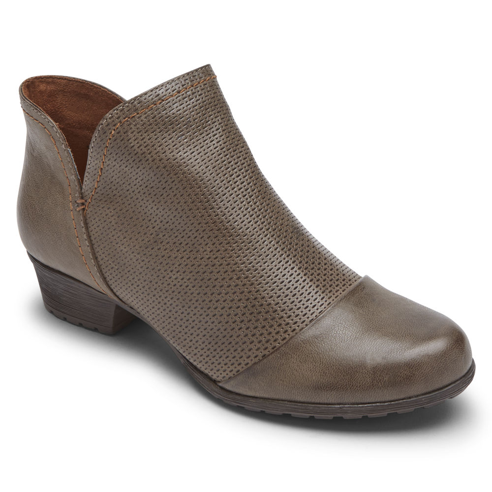 Rockport Støvler Dame Grå - Cobb Hill Gratasha V-Cut - CXZS02637